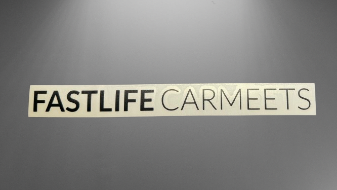 FASTLIFE AUFKLEBER SEITENSCHEIBE