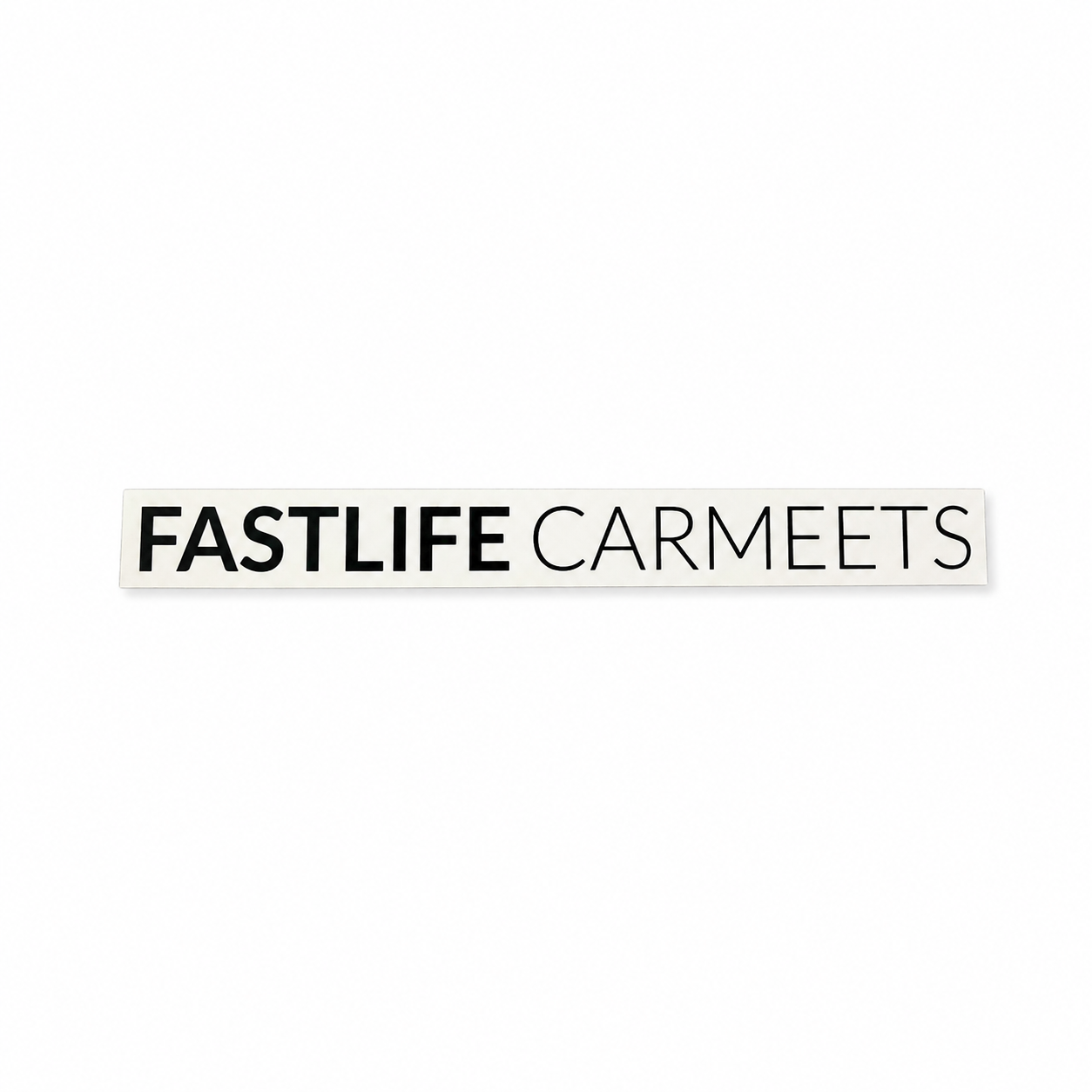 FASTLIFE AUFKLEBER SEITENSCHEIBE